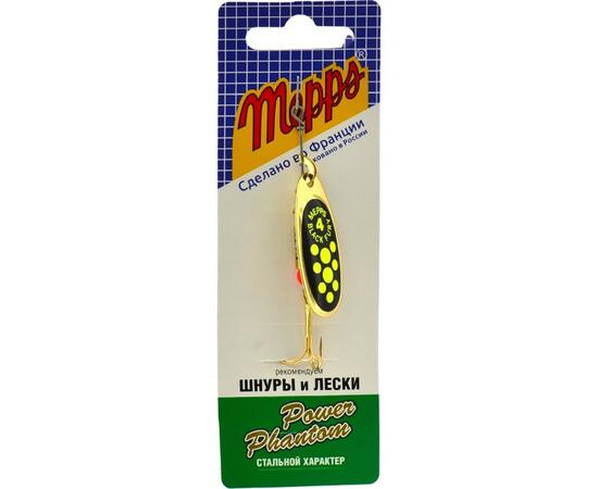 Блесна Mepps Black Fury 4 Chart OR золото/зел.точ 8g    (F17)