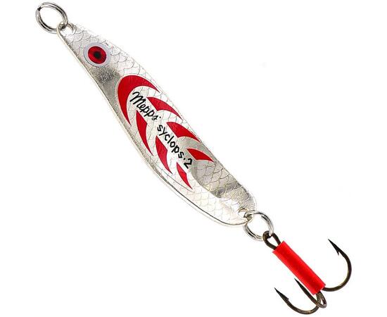 Блесна Mepps Syclops 2 AG/ROUGE серебро/красн 17g    (H15)