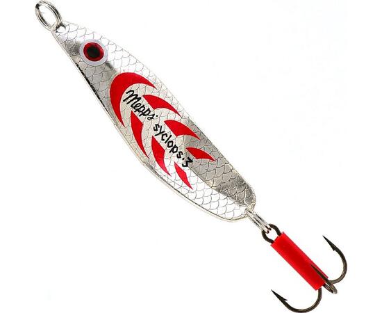 Блесна Mepps Syclops 3 AG/ROUGE серебро/красн 26g    (H19)