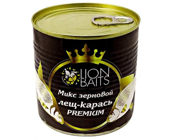 Lion Baits Зерновая смесь микс PREMIUM "Лещ-Карась" - 430мл
