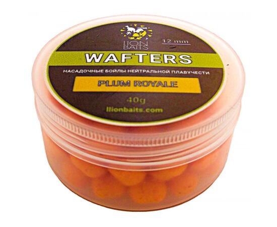 Lion Baits Бойлы нейтральной плавучести Wafters PLUM ROYALE Слива королевская 12 мм 40 гр