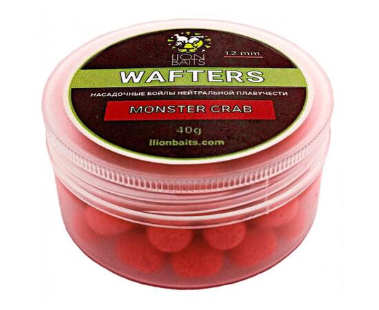 Lion Baits Бойлы нейтральной плавучести Wafters MONSTER CRAB 12 мм 40 гр