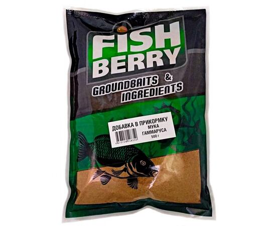 FishBerry Добавка в прикормку "Мука гаммаруса" Gammarus Flour - 500 гр
