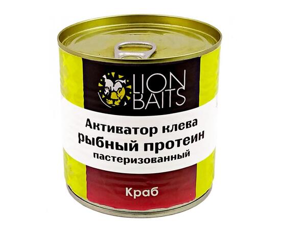 Lion Baits Активатор клева "Рыбный протеин" пастеризованный "КРАБ" - 430 мл