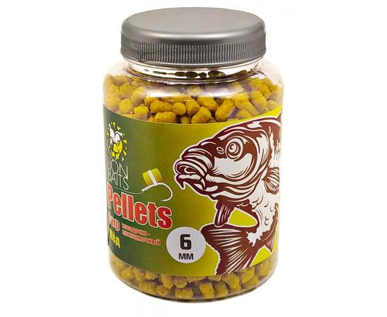 Lion Baits Пеллетс карповый Carp pellets Мед 6 мм - 300 гр