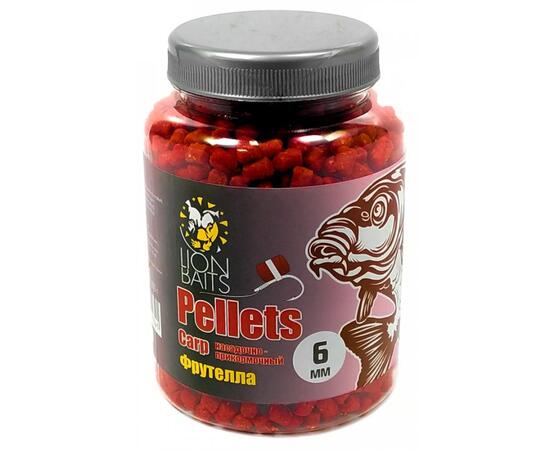 Lion Baits Пеллетс карповый Carp pellets Фрутелла 6 мм - 300 гр