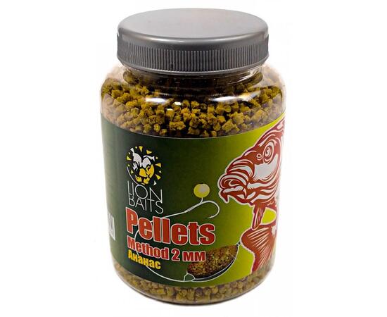 Lion Baits (Method pellets) Пеллетс методный "Ананас" 2 мм - 300 гр
