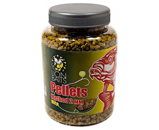 Lion Baits (Method pellets) Пеллетс методный "Мед" 2 мм - 300 гр