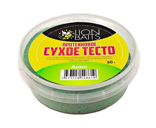 Lion Baits Сухое тесто протеиновое Анис 50 гр
