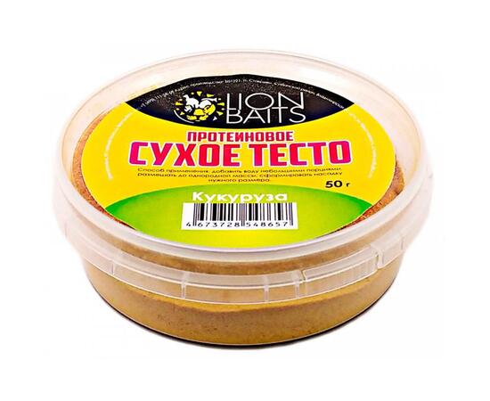 Lion Baits Сухое тесто протеиновое Кукуруза 50 гр