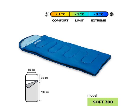Спальный мешок Golden Shark Soft 300 левая молния