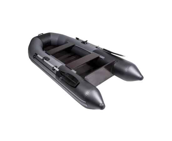 Надувная лодка Таймень NX 2850 СКК (слань-книжка киль) графит/чёрный
