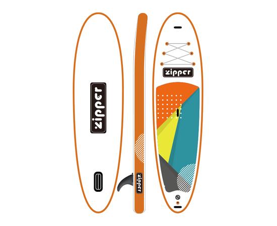 Надувная доска ZIPPER SUP Board (Сап Борд) S LINE 11' ORANGE