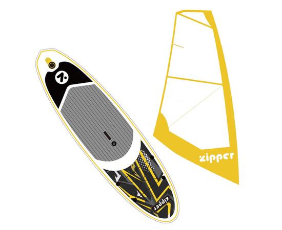 Надувная доска ZIPPER WindSUP Board (виндсап борд) YELLOW WD 10'6'' SAILKIT 3 LINE