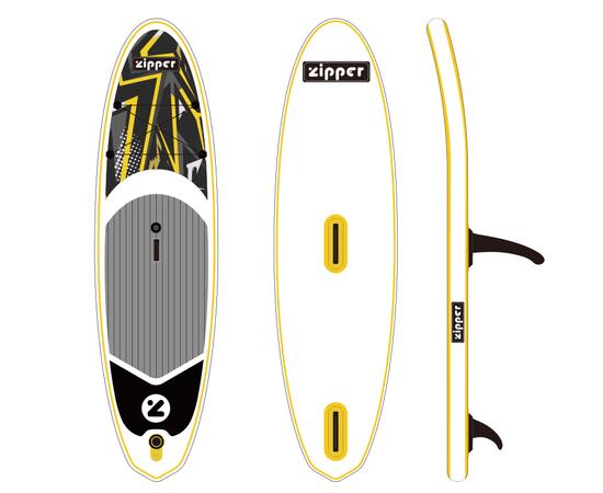 Надувная доска ZIPPER WindSUP Board (виндсап борд) YELLOW WD 10'6'' SAILKIT 3 LINE