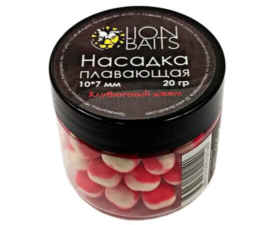 Lion Baits Насадка плавающая двухцветная Клубничный джем 10х7 мм (20 гр)