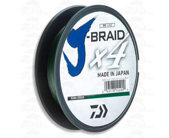 Леска плетеная DAIWA "J-Braid X4" 0,21мм 135 (зеленая)