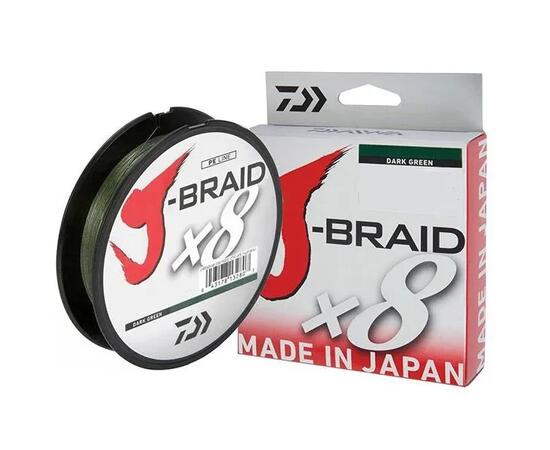 Леска плетеная DAIWA J-Braid X8 0,06 мм 150 м (зеленая)