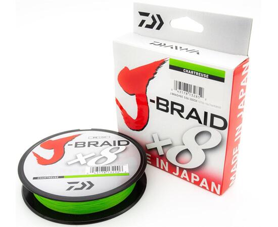 Леска плетеная DAIWA "J-Braid X8" 0,06 мм 150 м (флуор.-желтая)