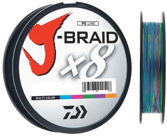 Леска плетеная DAIWA J-Braid X8 0,20 мм 150 м (мультиколор)