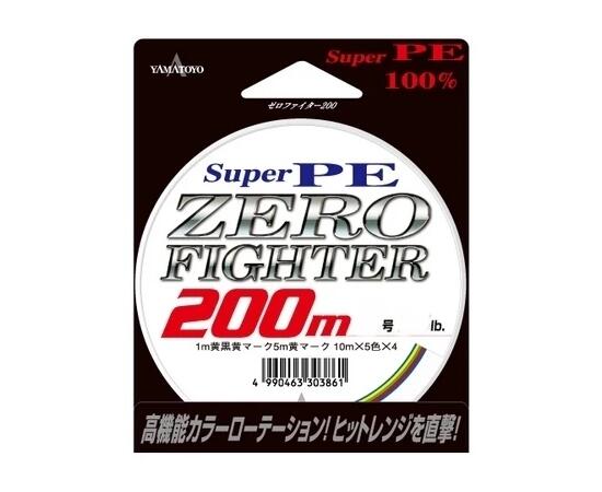 Плетеный шнур Yamatoyo Super PE Zero Fighter 10х5 х4, #1.5, 200 м, многоцветный