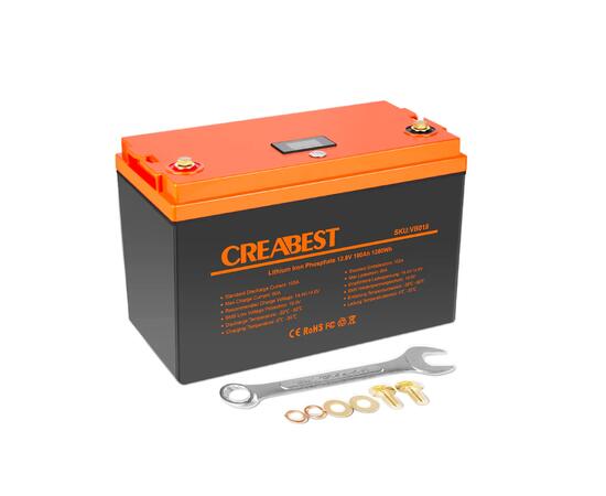Аккумулятор Creabest LiFePO4 12,8V 100Ah с зарядным устройством на 30 Ah (Германия)