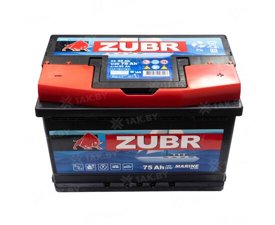 Аккумулятор ZUBR MARINE (75 Ah) , 12 V Обратная, R+ L3 ZM750