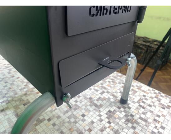 Печь дровяная Сибтермо средняя (эконом) + подарок (Датчик задымления)