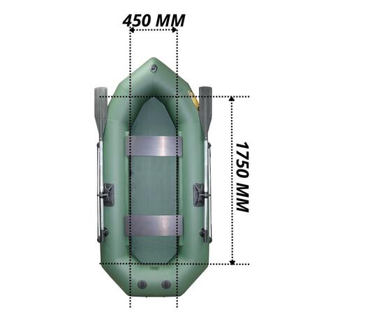 Надувная лодка ПВХ Лодки Поволжья R-240