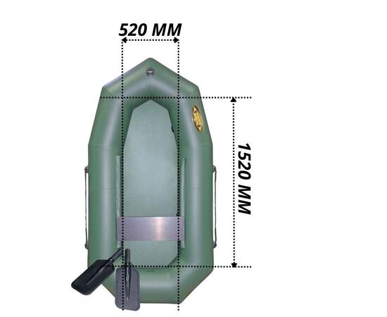 Надувная лодка ПВХ Лодки Поволжья S-210 гребки