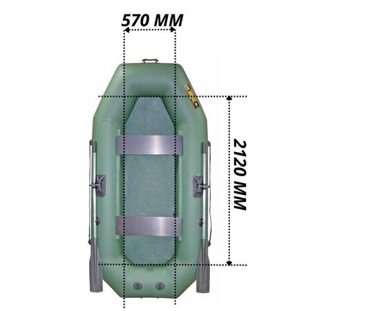 Надувная лодка ПВХ Лодки Поволжья S-280
