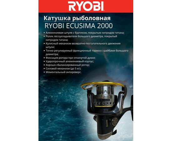 Катушка рыболовная RYOBI ECUSIMA 2000