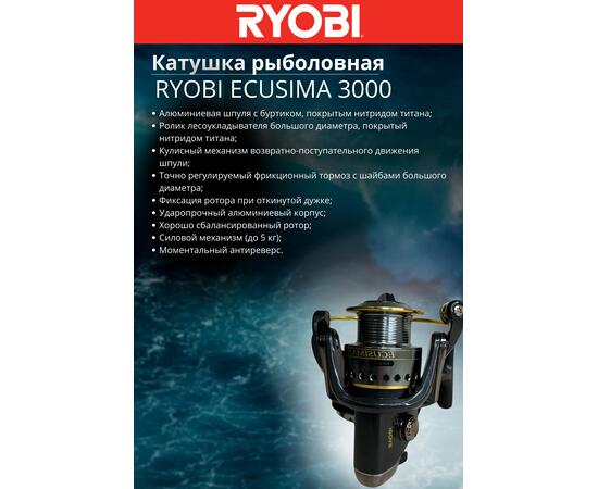 Катушка рыболовная RYOBI ECUSIMA 3000