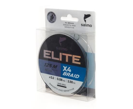 Леска плет. Salmo Elite х4 BRAID Dark Gray 125/008