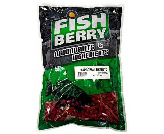Пеллетс карповый Carp pellets "Робин Ред" (красный) 10мм - 1кг