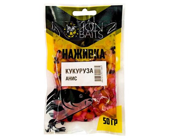 LION BAITS Кукуруза насадочная "Наживка" натуральная "Анис" 50гр