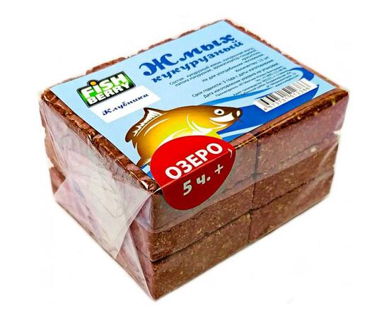 Fishberry Жмых кукурузный Макуха "Клубника. Озеро 5 часов+" 12шт