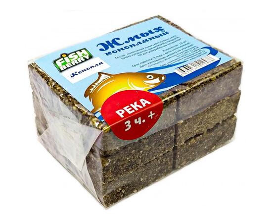 Fishberry Жмых конопляный Макуха "Конопля. Река 3 часа+" 12шт