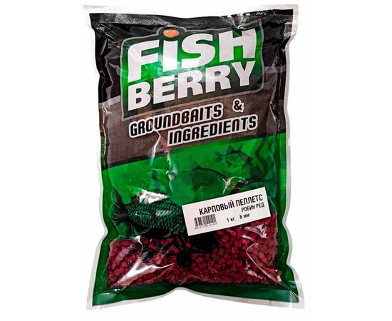Пеллетс карповый Carp pellets "Робин Ред" (красный) 6мм - 1кг