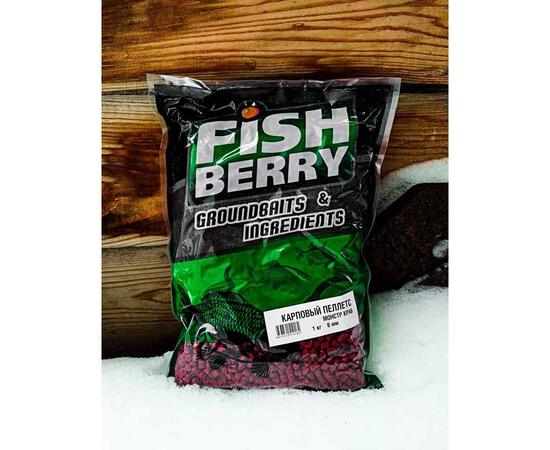 Пеллетс карповый Carp pellets "Монстр краб" (красный) 6мм - 1кг