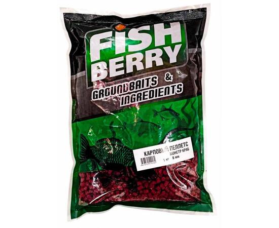 Пеллетс карповый Carp pellets "Монстр краб" (красный) 6мм - 1кг