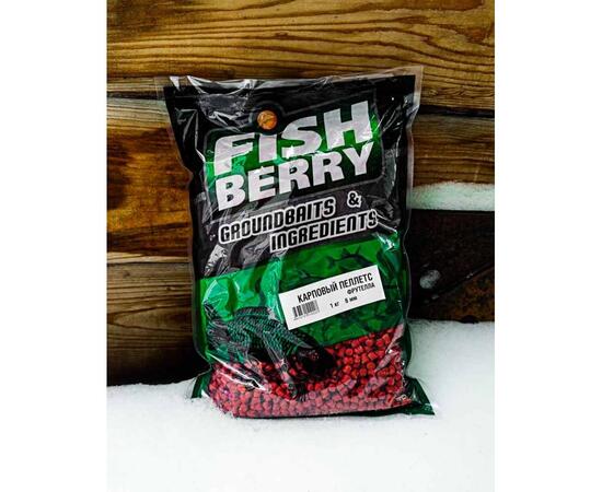 Пеллетс карповый Carp pellets "Фрутелла" (красный) 6мм - 1кг