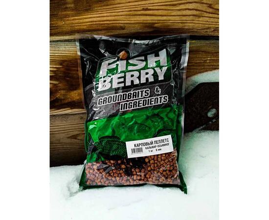Пеллетс карповый Carp pellets "Кальмар-Осьминог" (коричневый) 6мм - 1кг
