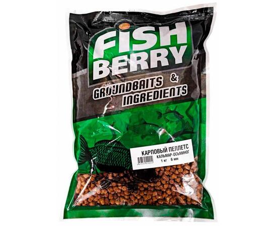 Пеллетс карповый Carp pellets "Кальмар-Осьминог" (коричневый) 6мм - 1кг
