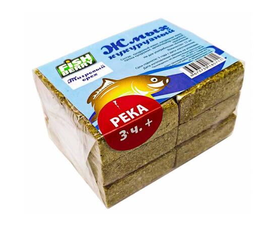 Fishberry Жмых кукурузный Макуха "Тигровый орех. Река 3 часа+" 12шт