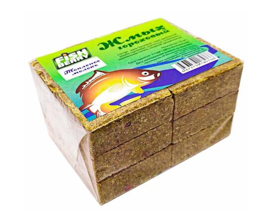 Fishberry Жмых гороховый Макуха "Топленое молоко" 12шт