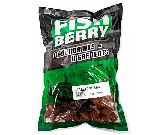 FISHBERRY Пеллетс карповый (криль, цвет - оранж) 16мм - 1 кг