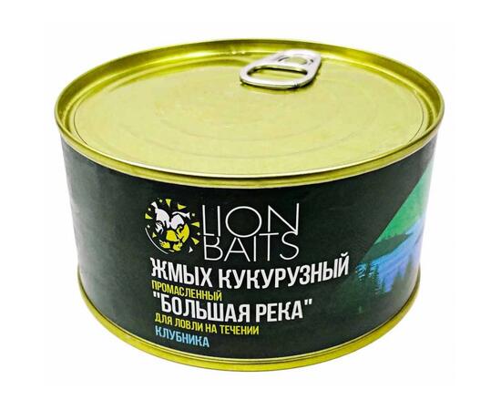 Жмых кукурузный промасленный "Большая река" Клубника 10шт