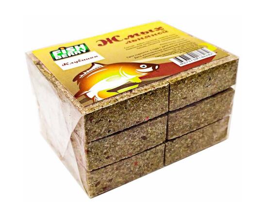 Fishberry Жмых льняной Макуха "Клубника" 12шт