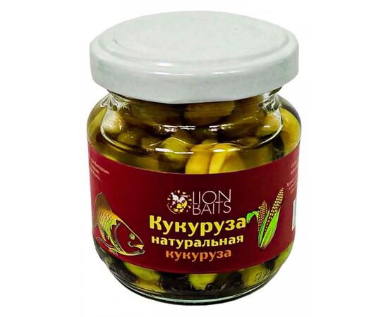 Lion baits Кукуруза натуральная в стеклянной банке "Кукуруза" 110мл